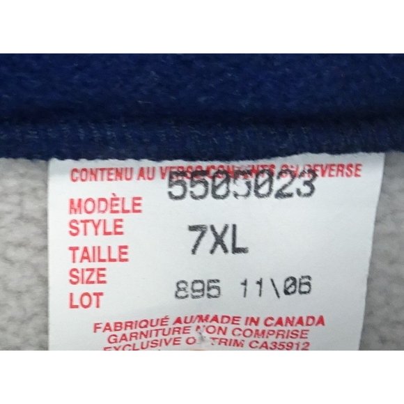 7 xl Made in Canada Jacket Made in 2006 #5505023 Zippers Elastic Waist - Picture 3 of 8